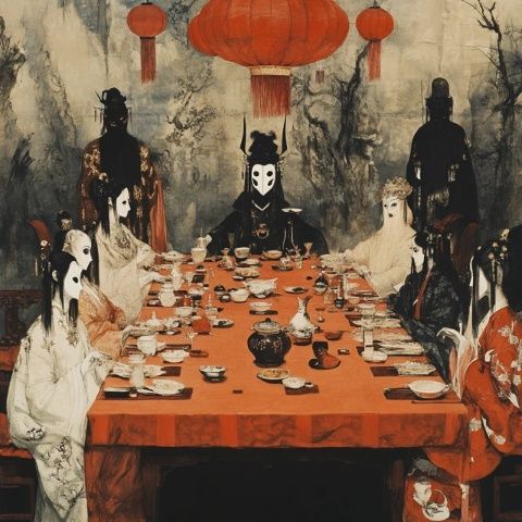 清朝入關(guān)前宮廷宴席簡史：從獸皮地坐到滿漢全席融合