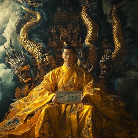 穿超豪華唐裝坐龍椅自稱(chēng)楊貴妃，女子行為太迷惑！