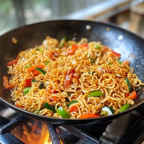 回市場買菜后閑坐，不禁想起了武漢的清晨熱干面