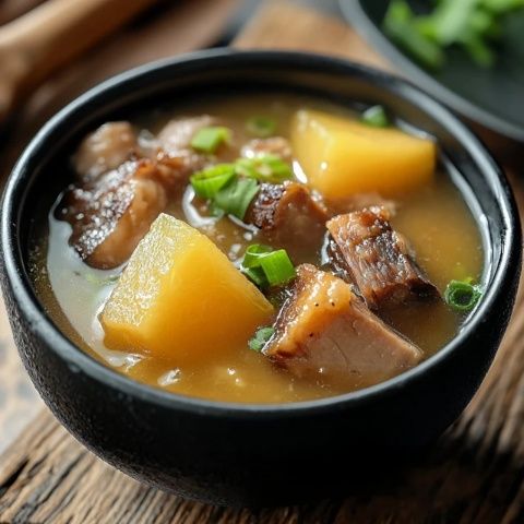 府城特色農(nóng)家菜，羊頭湯鍋與果園雞令人贊不絕口