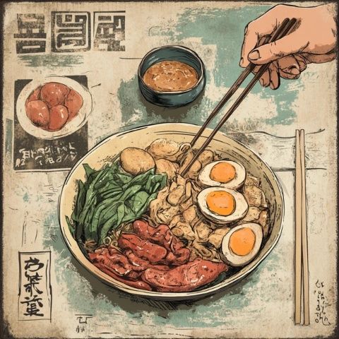日本廚師32年手繪美食日記：探索烹飪的藝術(shù)與靈感