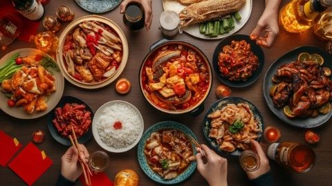 新年盛宴盛啟，美味佳肴共迎吉祥歲