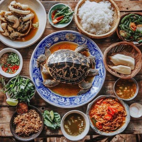 南方地域廣闊，飲食文化豐富多樣，以下是一些常見的南方美食