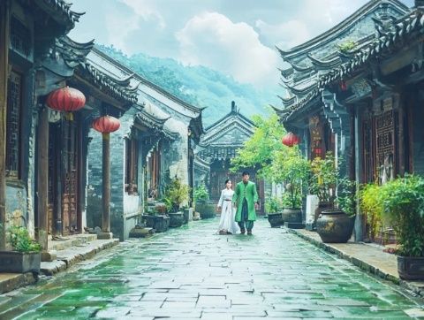 漯灣古鎮(zhèn)雨后閑誑之旅
