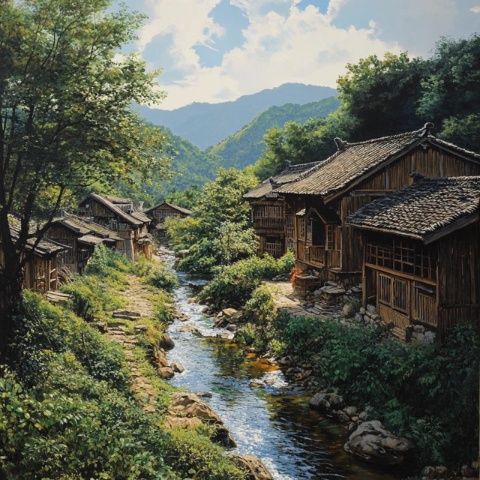 實拍千年古鎮(zhèn)里的“網(wǎng)紅”民宿，隱于山水間，一步一景，不負春光！