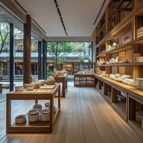 五緣灣天虹購物中心二樓:積木主題餐廳與鄰近的積木教育體驗(yàn)館