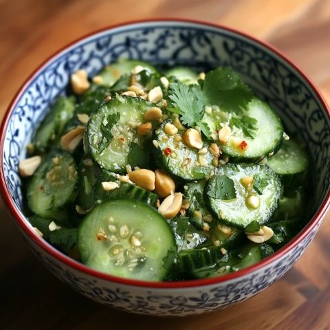 中國(guó)人自己的沙拉別樣風(fēng)味的拍黃瓜