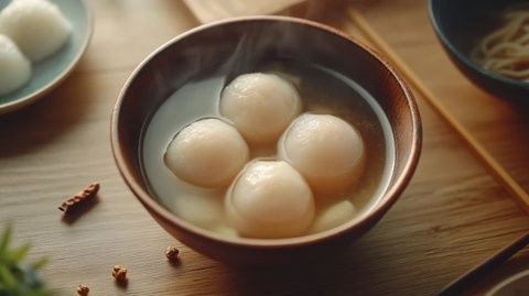 美食大冒險：清脆裙帶豆腐丸子湯與酥香雞蛋蔥油餅的做法揭秘