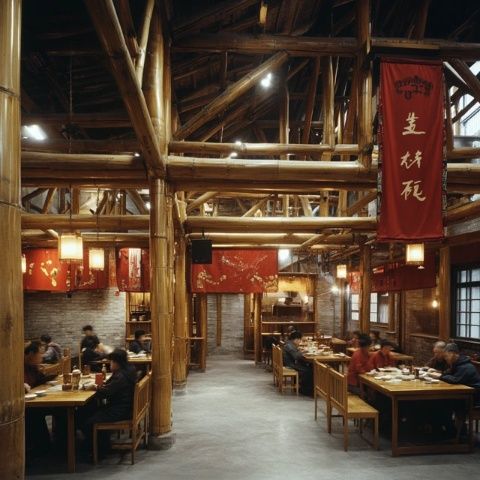 五緣灣天虹購物中心二樓:積木主題餐廳與鄰近的積木教育體驗(yàn)館