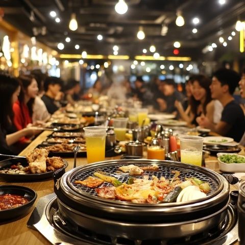 70年正宗韓式烤肉店：蘸著吃的獨(dú)特體驗(yàn)，新村必訪美食圣地