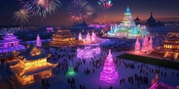 沈陽(yáng)和平灣新春燈會(huì)來(lái)了，帶著閃亮的色彩點(diǎn)燃冬日！