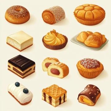 美味可口、色彩搭配的中式早餐糕點(diǎn)美食推薦