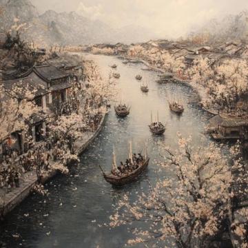 白沙河上的蛟龍入海與花開盛世