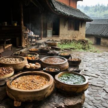 細(xì)雨清涼好日子，做了一桌邳州老三樣