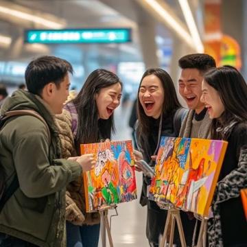 韓國游客來中國旅游，沒想到洗浴中心還能吃自助餐，直接跳過洗澡環(huán)節(jié)，先開吃喝
