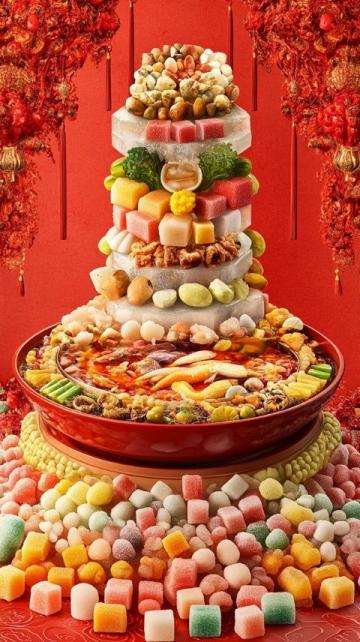 揭秘20年傳承家宴：客家大盆菜的做法，15種食材層層疊出新年好運(yùn)！