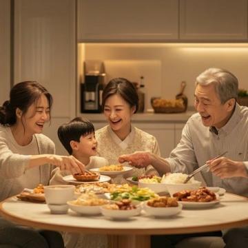 秋季豐收之際，岳母家獻上美味打鹵面款待女婿