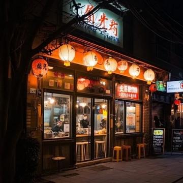 位置與環(huán)境夜晚的漕河涇，燈火闌珊，而在這片繁華之中