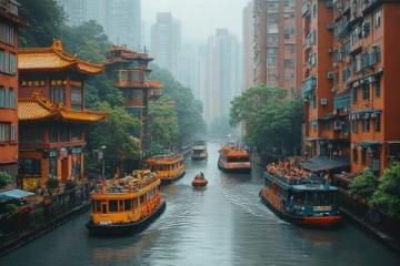 嘉興至海鹽的古運(yùn)河官塘：沈蕩鎮(zhèn)的文化與美食之旅