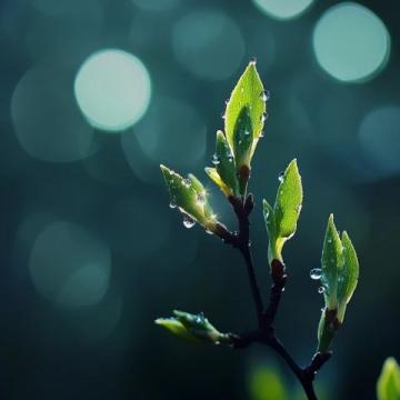 春雨滋潤萬物，彰顯生命的意義