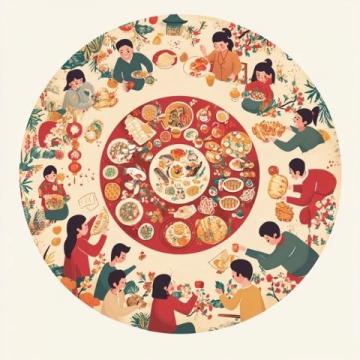 春節(jié)是中國最重要的傳統(tǒng)節(jié)日，美食是慶祝這一節(jié)日不可或缺的一部分
