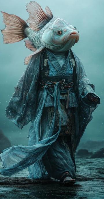 宜賓黃昏奇觀：長江魚變身觀賞寵物，人與自然和諧共生