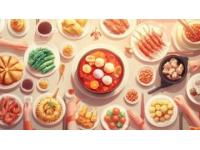 春節(jié)經(jīng)典傳統(tǒng)美食簡筆畫及寓意解析