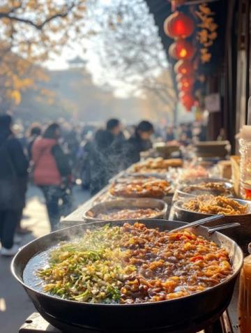 探索內(nèi)江必嘗九大美食之旅：牛肉面、油炸粑、鯰魚、兔子面、干燒魚、熗鍋面、羊肉湯、涼粉與花生酥的味蕾盛宴。