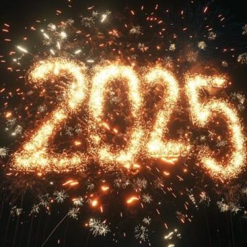 告別2024，喜迎2025，煙火昭彰，星月滾燙