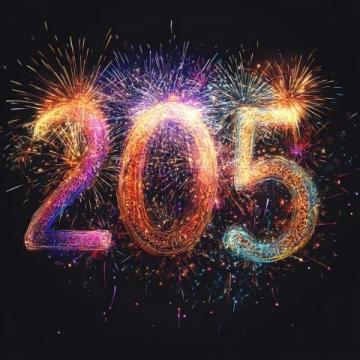 告別2024，喜迎2025，煙火昭彰，星月滾燙