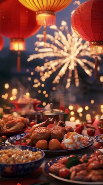 202.5米長(zhǎng)桌宴亮相南塘老街 陽(yáng)明文化美食盛宴迎新春