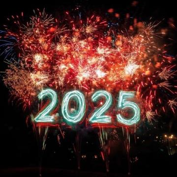 告別2024，喜迎2025，煙火昭彰，星月滾燙