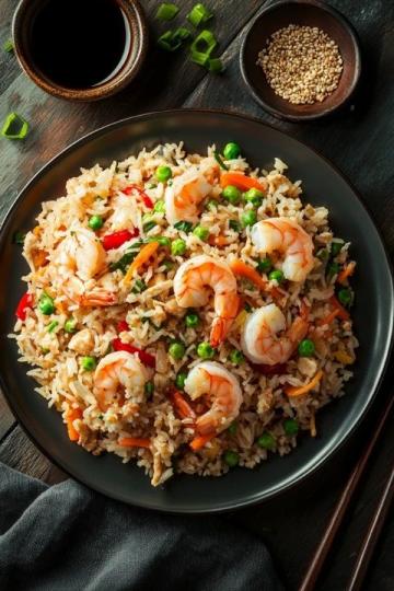 揚(yáng)州炒飯是一道具有悠久歷史的中國(guó)傳統(tǒng)美食
