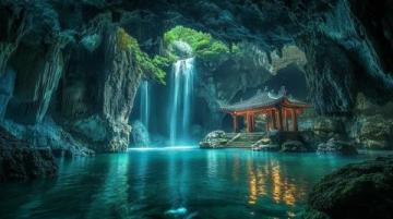 貴州關(guān)嶺冰洞：春季踏青賞美景之旅