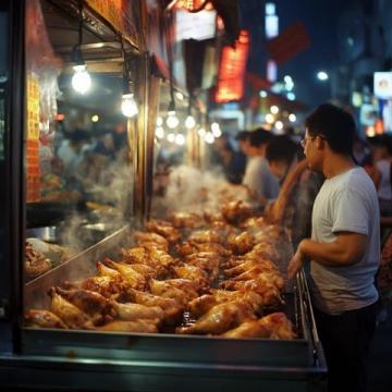 開封夜市是中國(guó)著名的美食聚集地，以其豐富多樣的小吃聞名