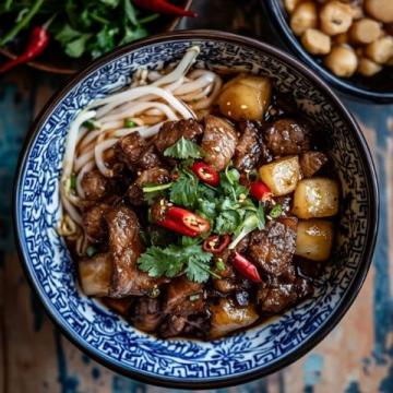 阿飛教做經(jīng)典內蒙古醬牛肉秘制配方，冬季暖心美食教程