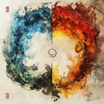 敖丙與燒火棍：墻繪中的靈韻流轉(zhuǎn)
