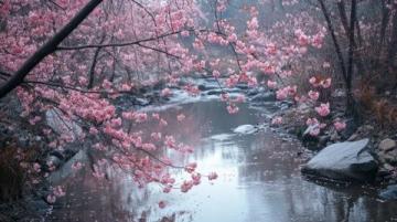 三月探梅望月公園：紅梅映碧水，春意濃情深