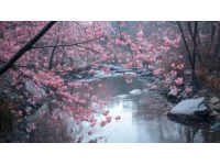 三月探梅望月公園：紅梅映碧水，春意濃情深