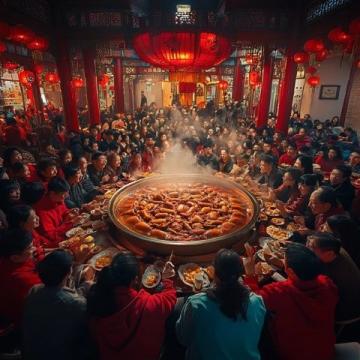 廣府廟會美食之旅：從蒸豬肉到鐵板蝦滑的味蕾盛宴