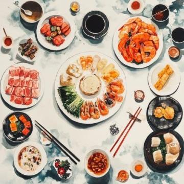 AI繪制的美食視覺盛宴——探尋豫菜的歷史和魅力
