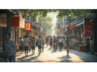 上海嘉定現(xiàn)代與過去的交融新天地商業(yè)街