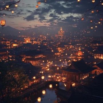 長治古城雙影共舞，美艷天仙頻現(xiàn)奇觀