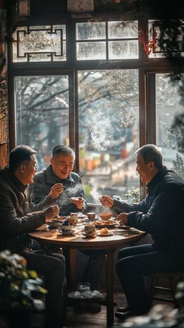 又在廣西吃早飯的時(shí)候，吃到了這種大片的肥肉,上次吃到還是10年前呢！
