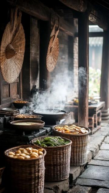 棣花古鎮(zhèn)美食之旅：探尋秦嶺文化，漫步歷史古街