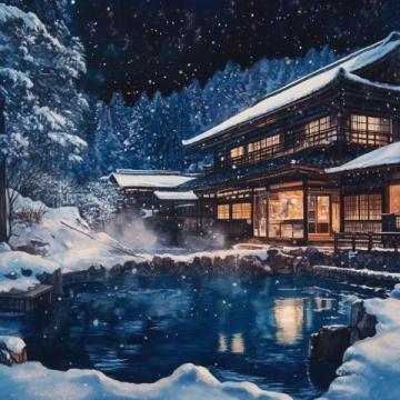 星空下的溫泉私湯:嚴(yán)冬里的溫暖奢享體驗(yàn)
