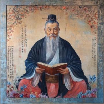 提及孔子，人們常會想到手執(zhí)書卷、面容莊重的思想家與 educator形象