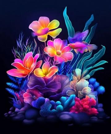 夢幻水草七彩魚缸：微觀宇宙中的絕美奇觀