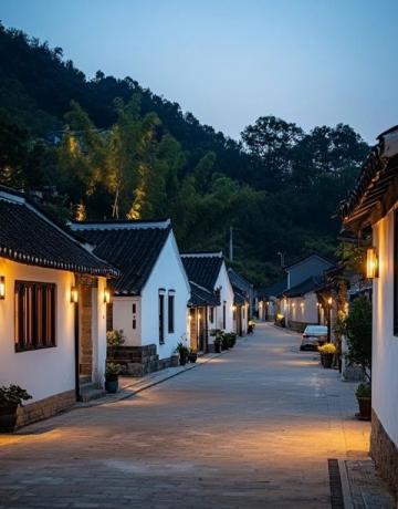 新昌西坑古村：小溪穿村而過，精致臺門建筑群與故居相伴