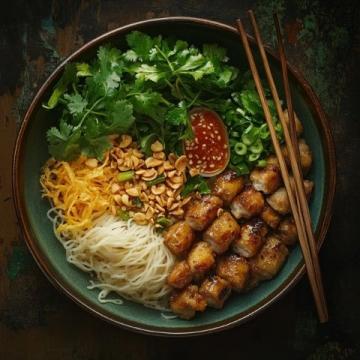 五月炎夏必備：酸辣裙帶苗拌蕨根粉，開胃又健康！